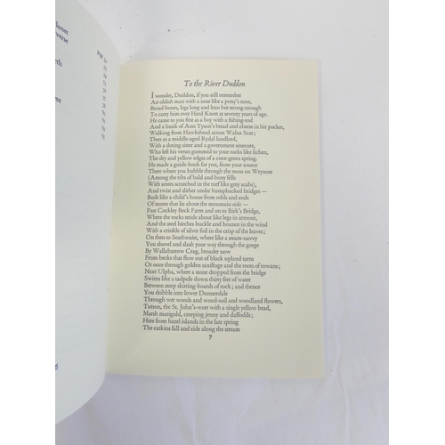 31 - NICHOLSON NORMAN.  A Local Habitation, 1973 and Selected Poems, 1972. Each in wrappers &am... 