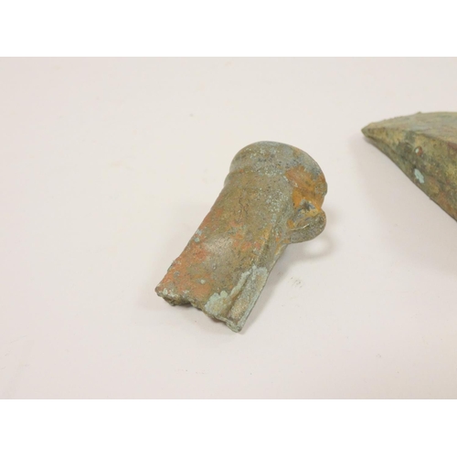 272 - Two Bronze age socketed axeheads c1000BC. (2)