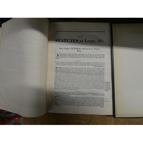 369 - Collection of statutes of United Kingdom and Ireland 1830s- 1840s.