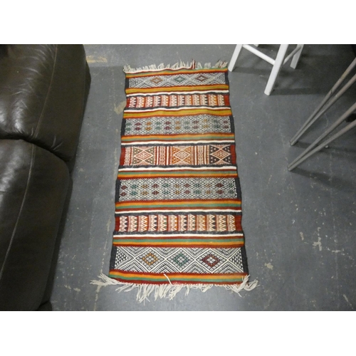 391 - Two modern small Eastern style rugs.