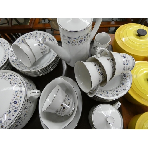 420 - Large RC floral dinner service.