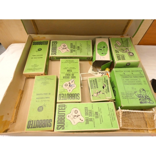 431 - Box of Meccano and box of Subbuteo.