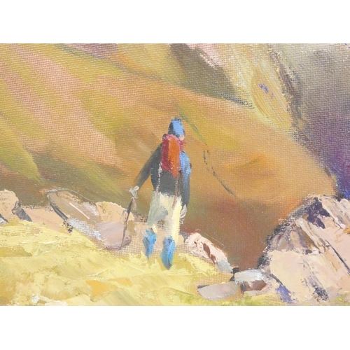 318 - George McVittieHelm Crag, Heron Pike, nr. GrasmereOil on canvasSigned39cm x 49cm... 