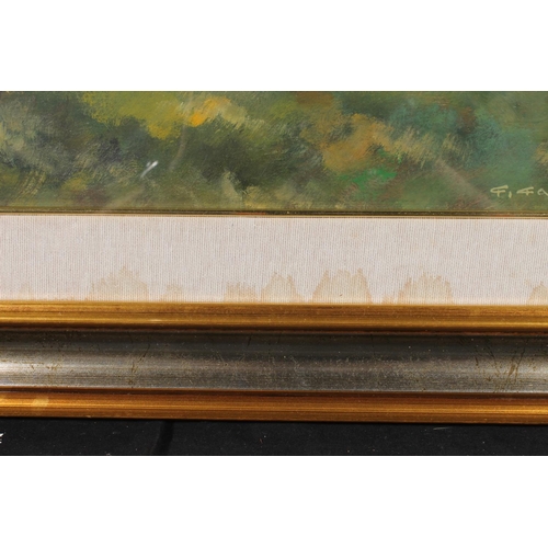 462 - G GAGLIARDI (Italian 20th Century), rural landscape, oil painting, signed lower right, 28cm x 38cm, ... 