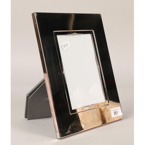 201 - Waterford photo frame, 16.5cm x 21cm