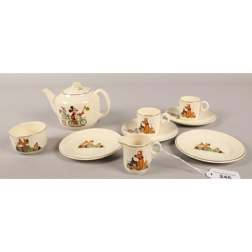 246 - Beswick Walt Disney child's tea service 