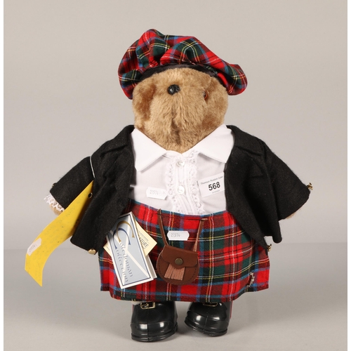 568 - Caledonian Collection 'Hamish' stuffed toy 