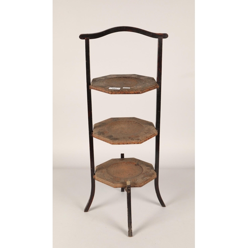 591 - Three-tier cake stand 