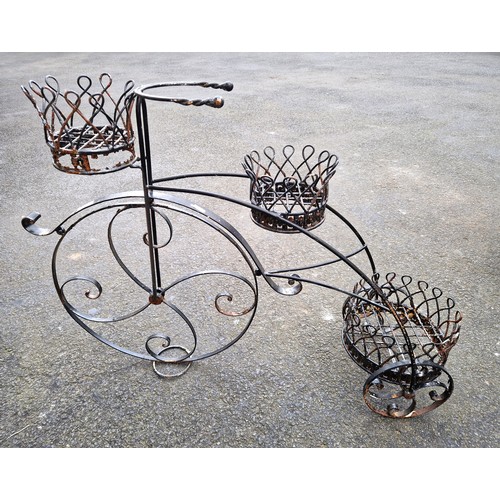 541 - Garden ornament plant stand in the form of a bicycle