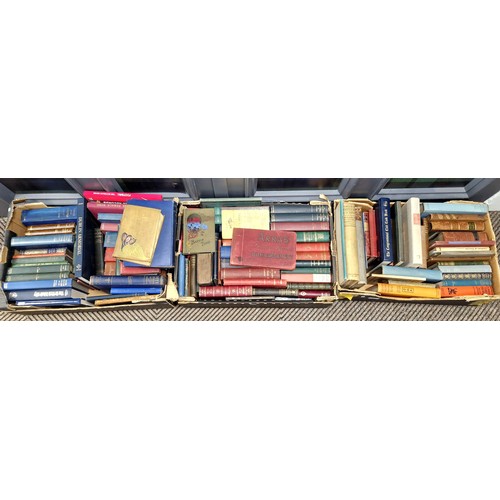 602 - Three boxes of antique and vintage books