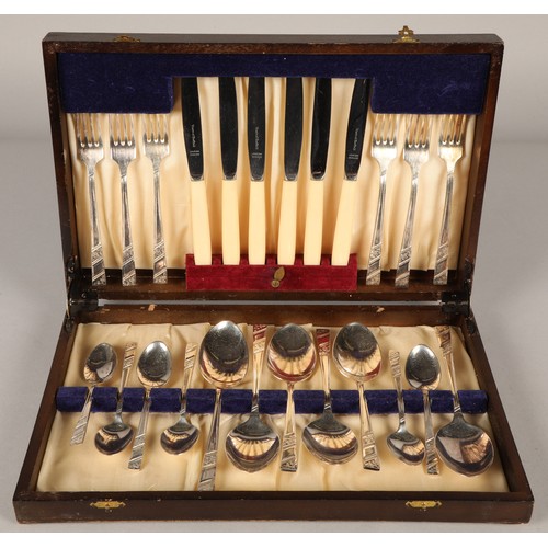 656 - Canteen of silver plated cutlery