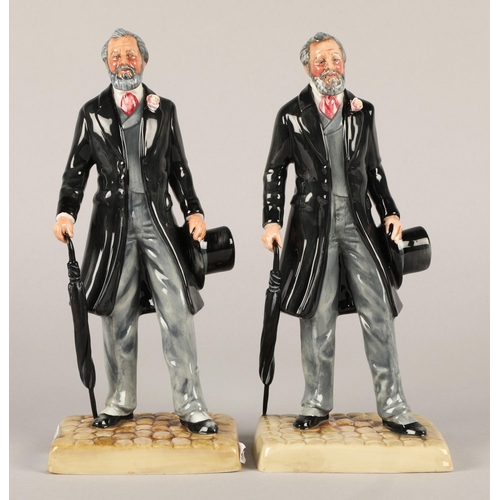 255 - Two Royal Doulton figures, both 'Sir Henry Doulton' HN3891 (boxed)