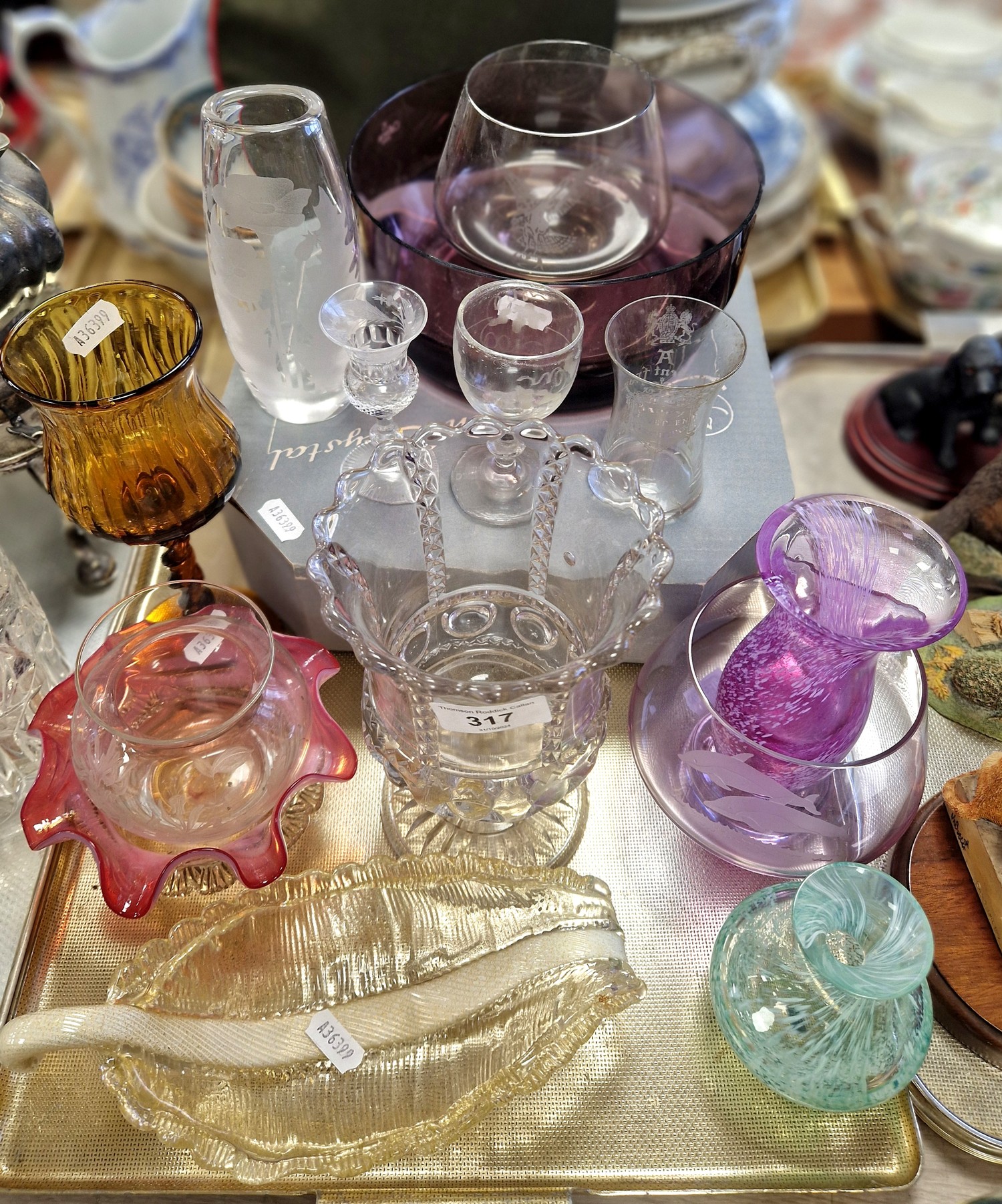 Assorted art glass including Caithness, other Scottish glass, miniature