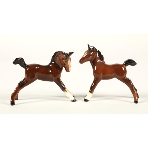 18 - Three Royal Doulton foals