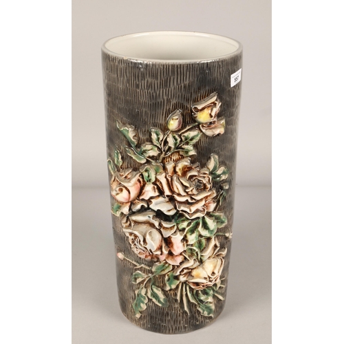 557 - Umbrella stand with posy flower decoration