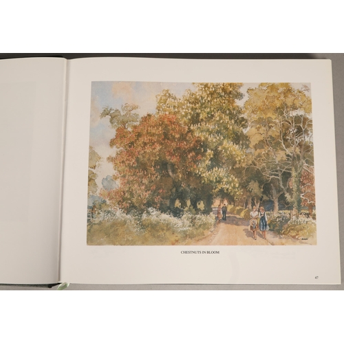 584 - The Paintings of D.Y. Cameron A.R.A., R.S.A., published 1919, with assorted prints, watercolours and... 