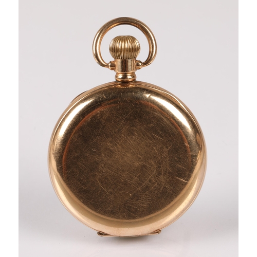 145 - Waltham USA gold plated pocket watch