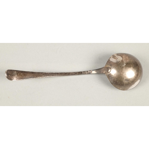 218 - Silver serving spoon, London c.1773, 46g