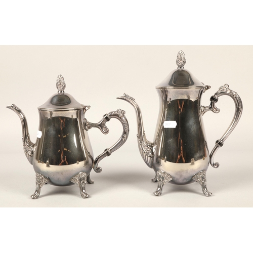 224 - Four-piece EPNS tea service