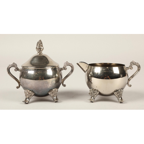 224 - Four-piece EPNS tea service