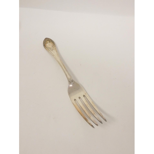 113 - E.p. part cutlery service of feather edge pattern and other flatware