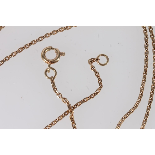 675 - 14ct gold neck chain, 4.3g.