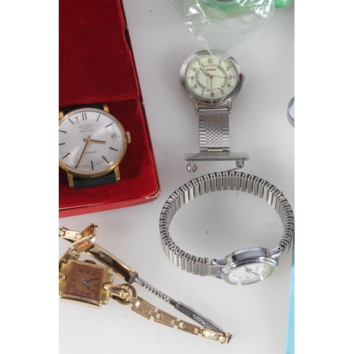 730 - Gents Rotary automatic 21 jewel wrist watch boxed, Scooby Doo watch, nurses watches etc.