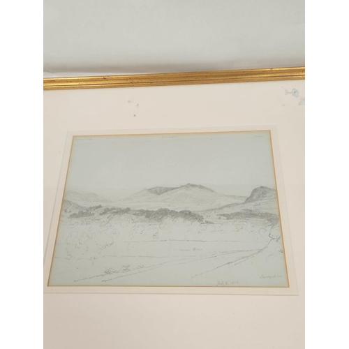 313 - Artist Unknown, 1830Invergelder (near Balmoral, Scotland)PencilInscribed & dated July 8 1830... 