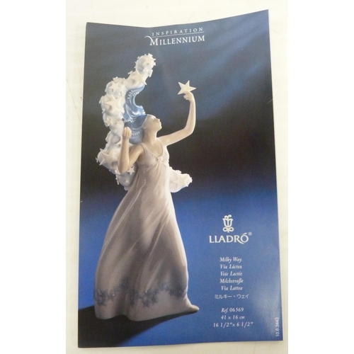 328 - Lladro Inspiration Millennium figure, 'New Horizons' 1999, impressed no. 6570 to base, 38cm high, wi... 