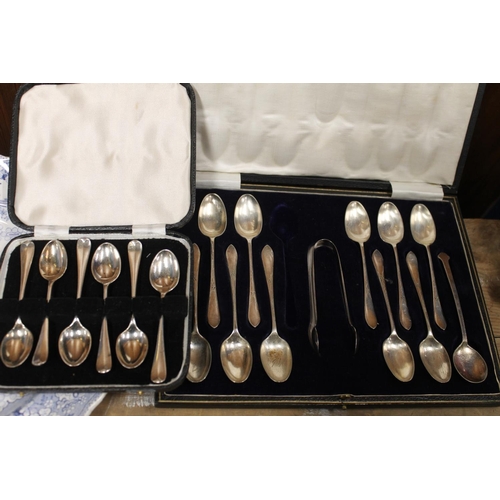 114 - Silver plated teaspoons, 