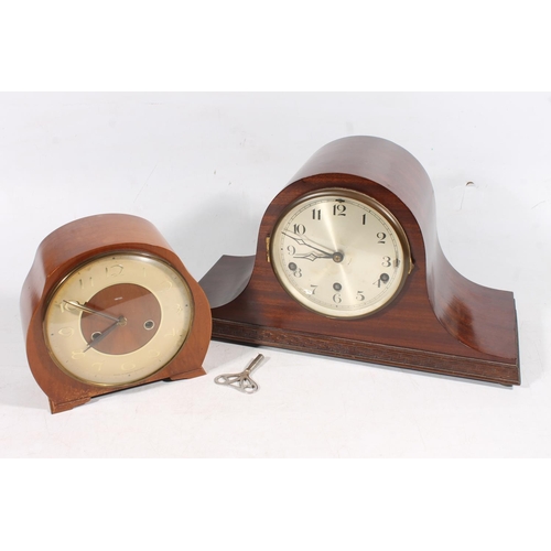 13 - Two mantel clocks.