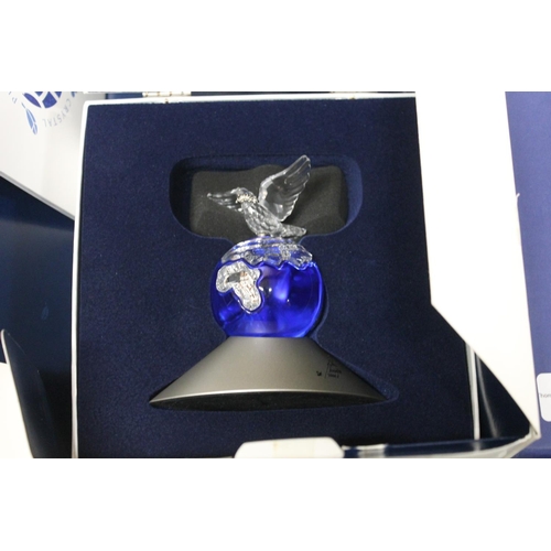 135 - Swarovski Crystal SCS, to include Planet Vision 2000, flower, starfish etc. each boxed.