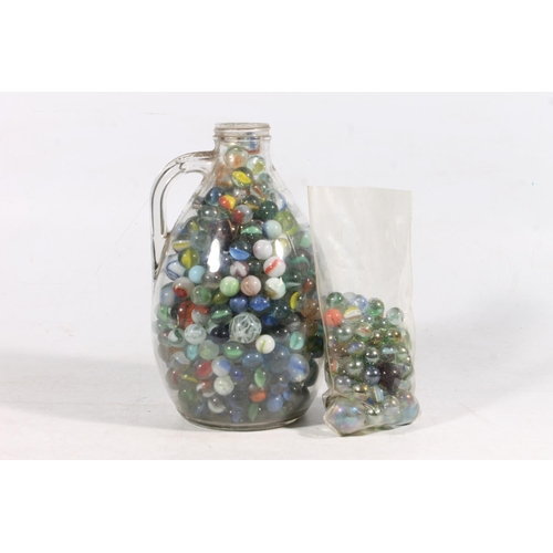 201 - Vintage glass marbles.