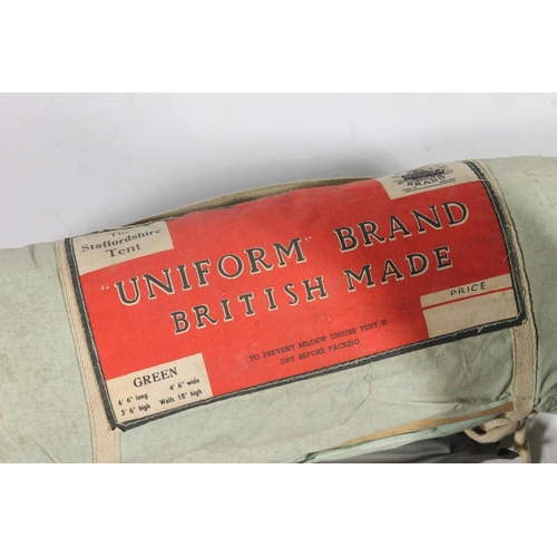 204 - Militaria items to include a aluminium mess tin, shell casing, canvas map case and a Staffordshire t... 