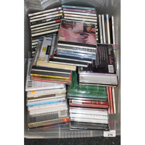 276 - Box containing large quantity of classical CDs.