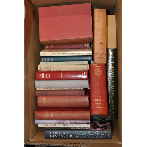 281 - Two boxes of books containing fiction and non fiction.