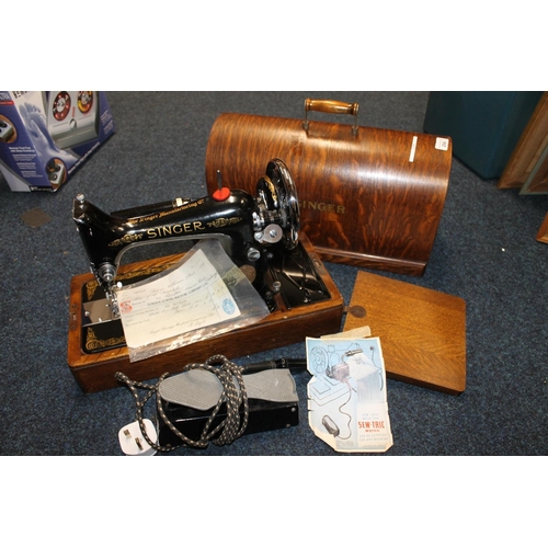 284 - Cased Singer Sewing machine