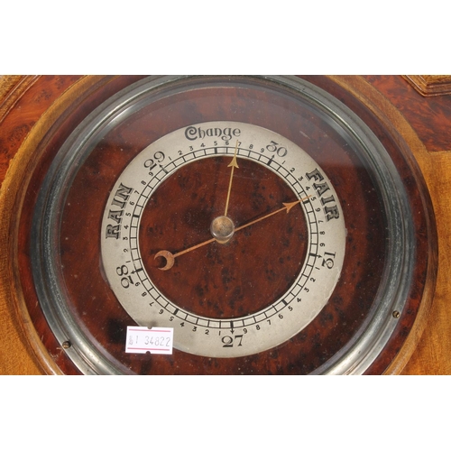 34 - Two wood framed barometers.