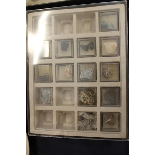 59 - Gemstone and mineral samples, in trays.