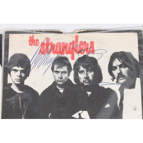 370 - Stranglers picture sleeve singles to include 1991 Demo green single, Something Better Change, pink s... 