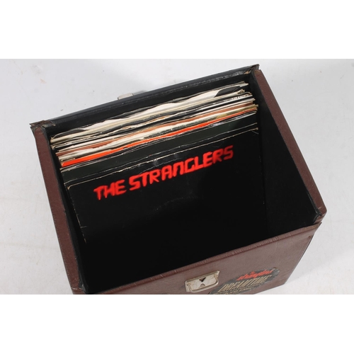 372 - The Stranglers singles to include Five Minutes, Shakin Like a Leaf, etc in singles case.