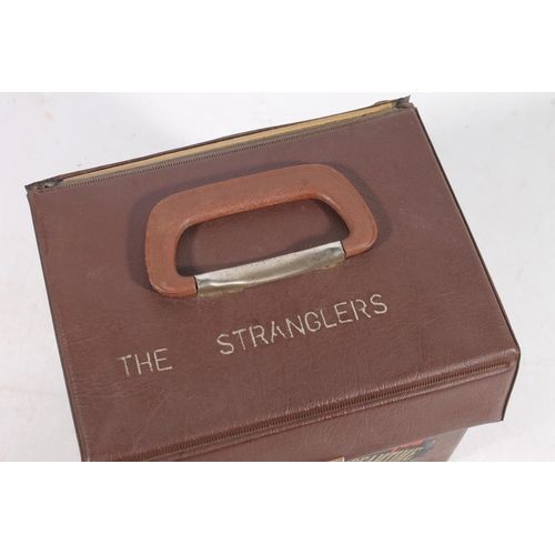 372 - The Stranglers singles to include Five Minutes, Shakin Like a Leaf, etc in singles case.