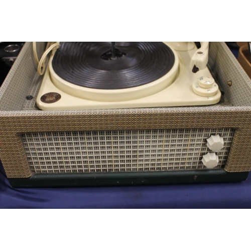 450A - Dansette portable record player.