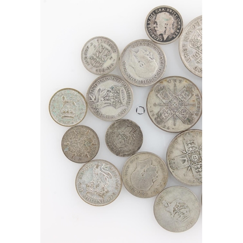 790 - UNITED KINGDOM 500 grade silver coins from circulation to include half crowns, florins, shillings et... 