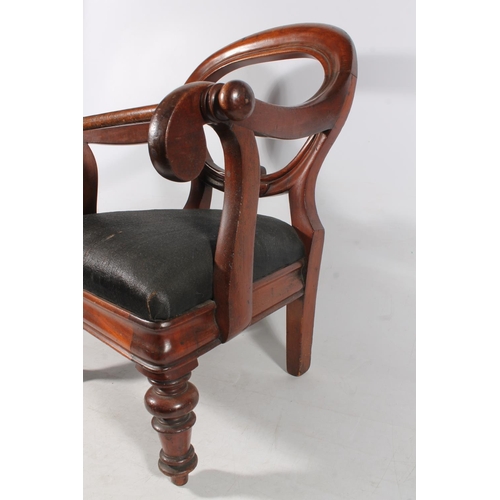 903 - Victorian mahogany childs chair.