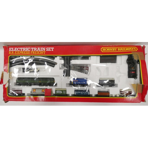 7 - Hornby OO gauge BR Express Freight train set, no. R.787, boxed.