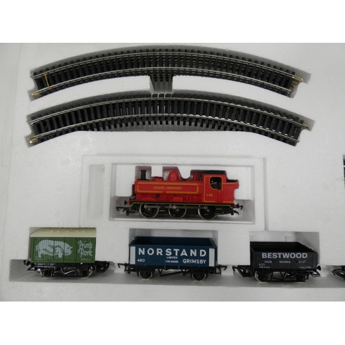 8 - Hornby OO gauge London Transport Goods electric train set, no. R.690, boxed, and a boxed part Hornby... 