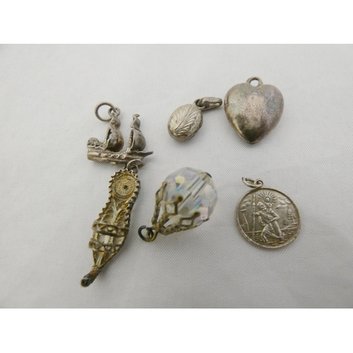 38 - Collection of decorative silver, white metal and costume jewellery to include ladies' silver dress r... 