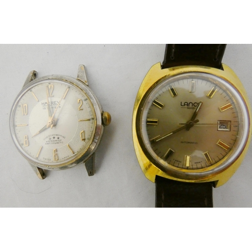 41 - Four gent's antimagnetic and automatic wristwatches, c. 1970s, to include a Soniko Super Deluxe on f... 