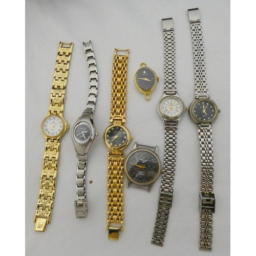 42 - Collection of ladies' and gent's dress watches to include boxed costume-related examples by Anne Kle... 